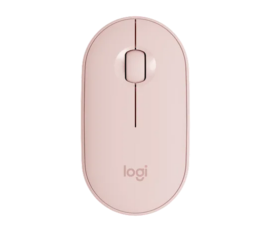 Logitech｜M350 Pebble 無線靜音滑鼠 - 灰/黑/白/粉【平行進口產品】