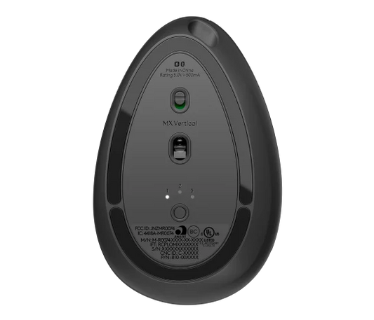 Logitech｜MX Vertical Advanced Ergonomic Mouse 先進人體工學滑鼠 【平行進口產品】