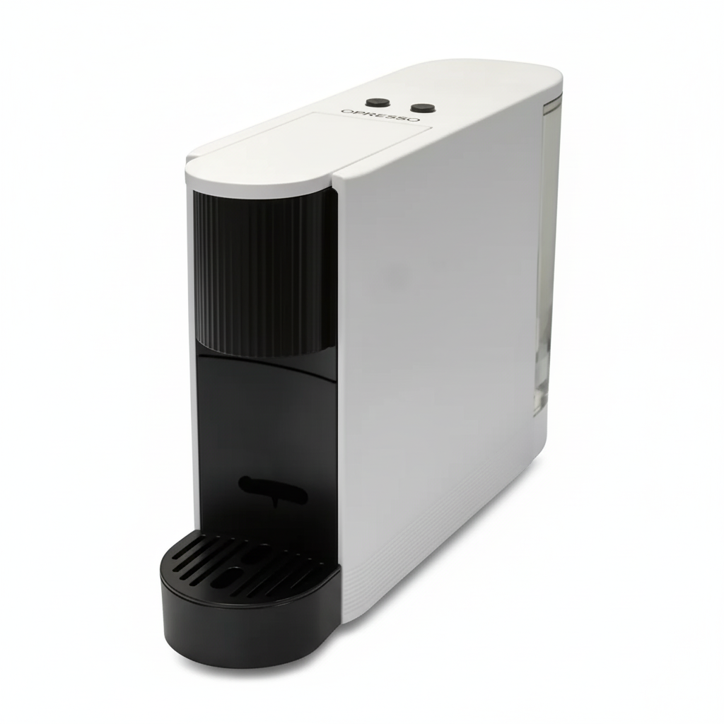 Opresso | Slim 20 Bar Capsule Coffee Machine, compatible with Nespresso | Can brew coffee or tea