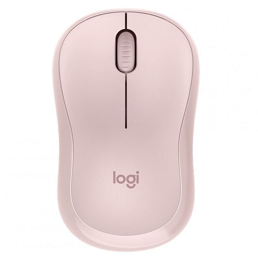 Logitech｜M221 靜音無線滑鼠 - 白/粉【平行進口產品】