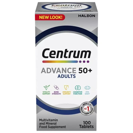 Centrum | Advance 50+ Multivitamin & Mineral Tablets (100pcs)(Packing defect and damage)【Parallel Import Product】