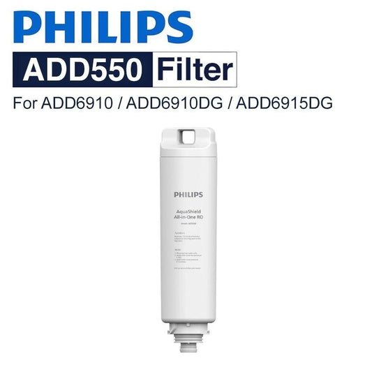 Philips｜ADD550 RO純淨飲水機濾水芯 (適用於Philips ADD6910 ADD6910DG ADD6911L ADD6915DG)【香港行貨｜彩盒國際語言包裝】