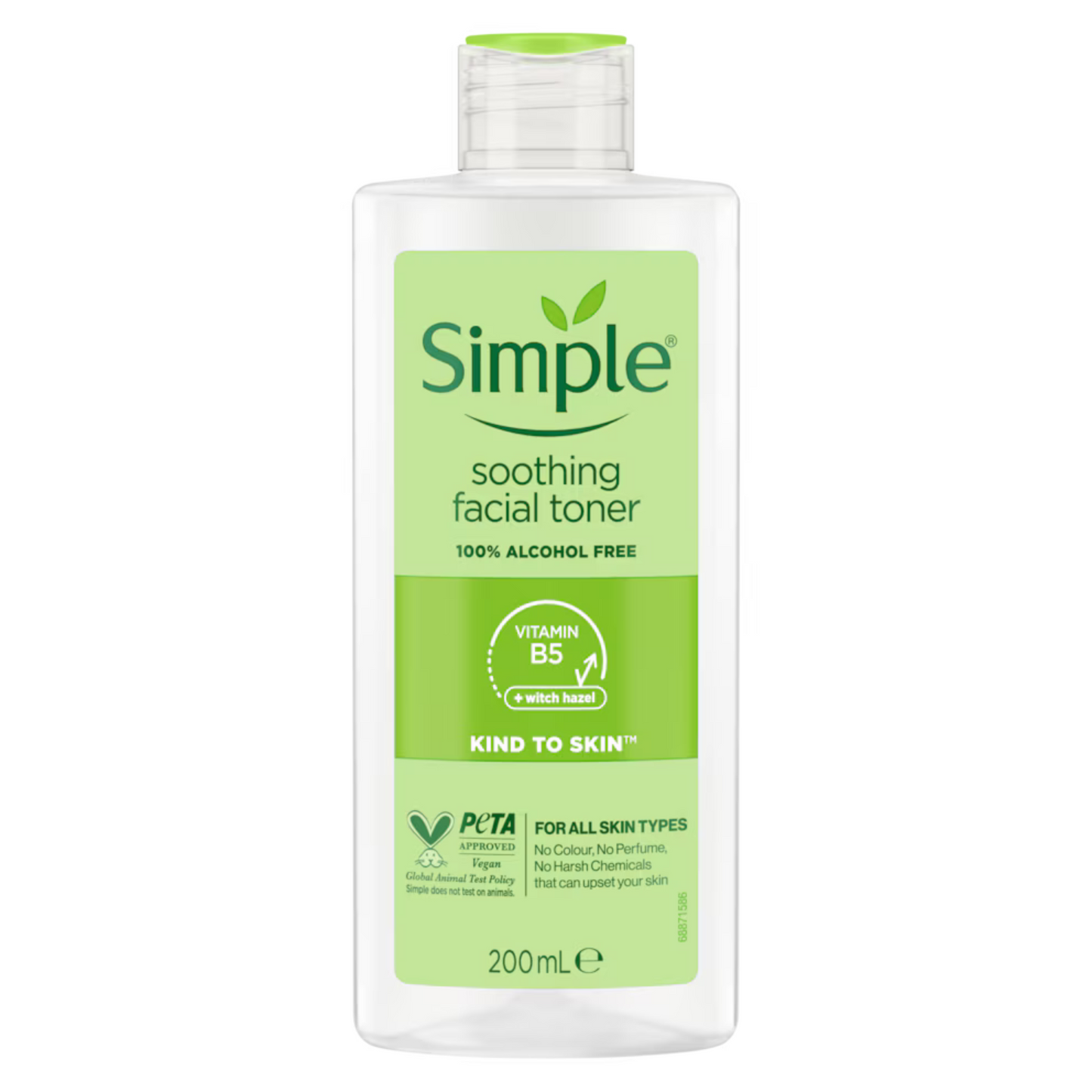 Simple｜Soothing Facial Toner 舒柔純淨爽膚水 200ml【平行進口產品】